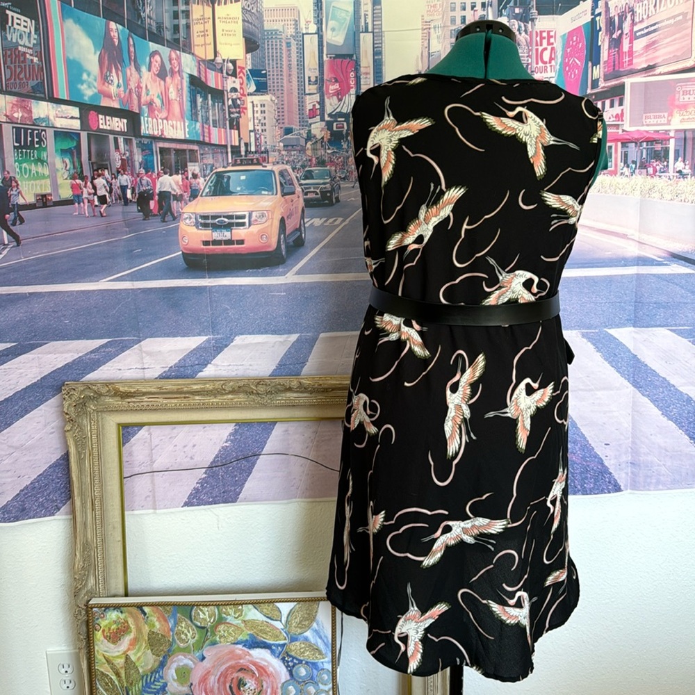 One size - flowy black dress